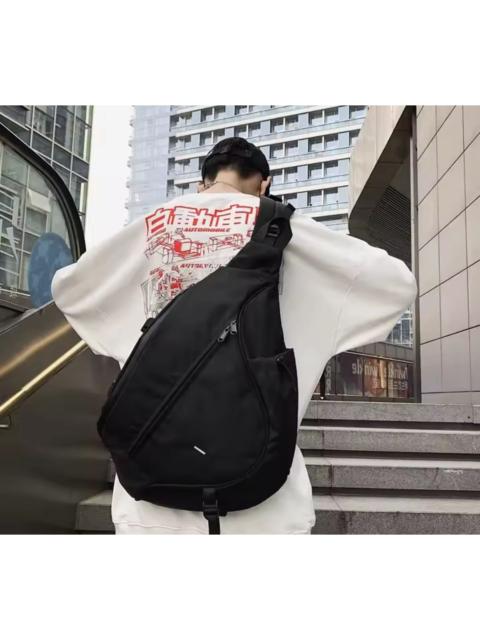 Other Designers Japanese Brand - Sling Chest Bag - Modern Minimalist Nylon Crossbody