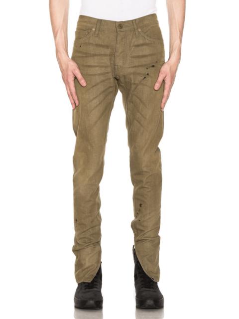 Fear of God $895 FEAR OF GOD 5TH SLIM SELVEDGE VINTAGE GOLD DENIM JEANS