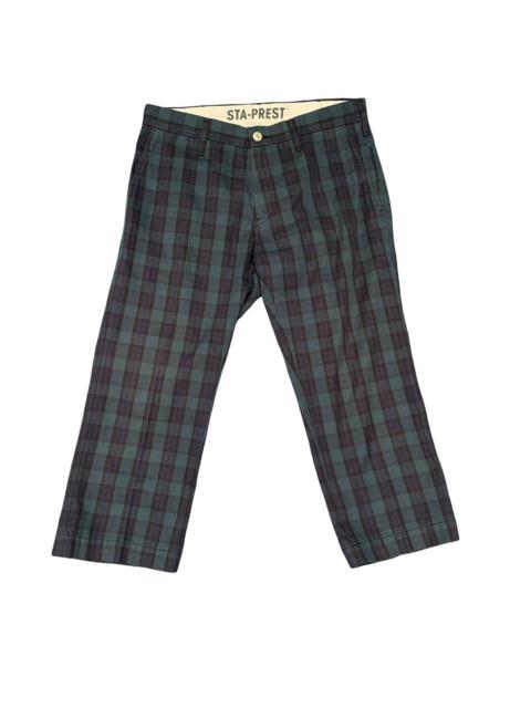 Levis STA-PREST Plaid 3 Quarter Cropped Pants
