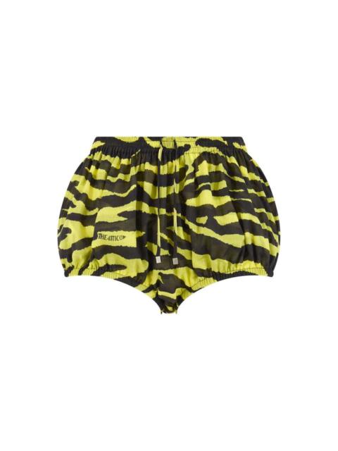 THE ATTICO The Attico Women Black And Yellow Shorts