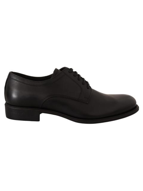 Dolce & Gabbana Dolce & Gabbana Black Leather Lace Up Mens Formal Derby Shoes