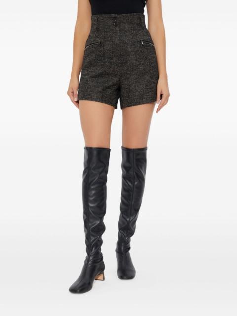 Max Mara Chevron wool shorts