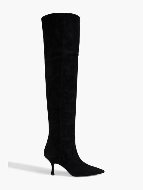 Stuart Weitzman Naomi 75 suede over-the-knee boots