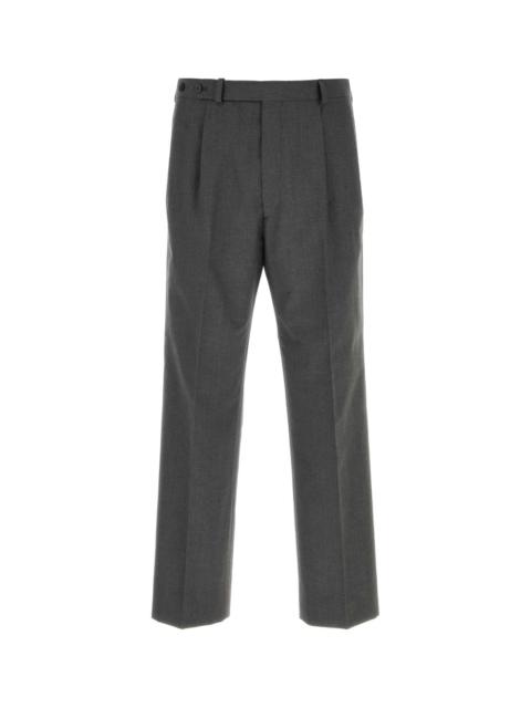 Prada Prada Men Charcoal Wool Blend Pant