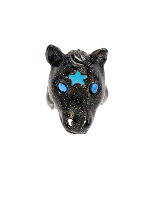 Collina Strada GLITTER GREY BABY PONY RING