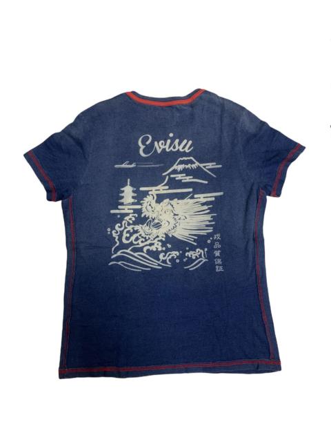 EVISU 🔥Final drop🔥Evisu tshirt Dragon Mountain Logo
