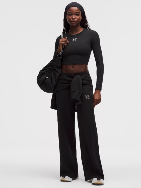 lululemon Scuba Mid-Rise Wide-Leg Pant *Jewelled