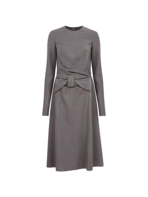 Maison Margiela bow-detailing midi dress