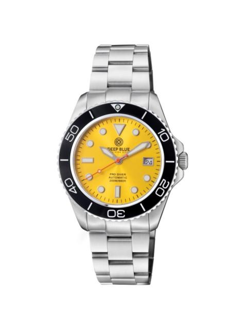 Other Designers Deep Blue Pro Diver 200 Automatic Men's Watch PD200YELOW