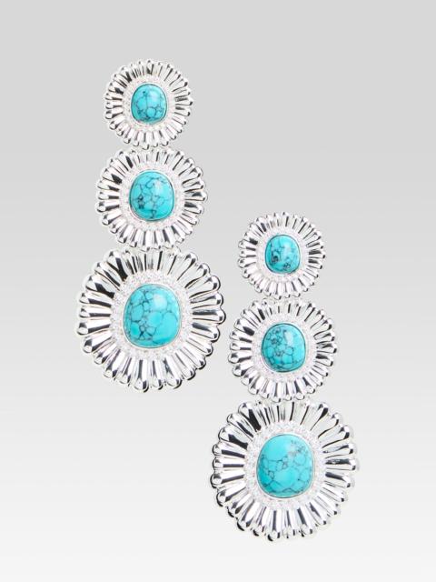 RETROFÊTE ORABELLA TURQUOISE EARRINGS