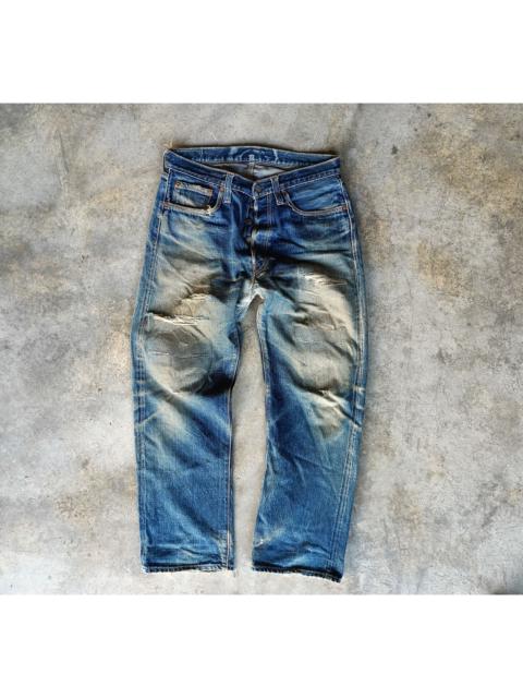 Other Designers Distressed Denim Sugar Cane