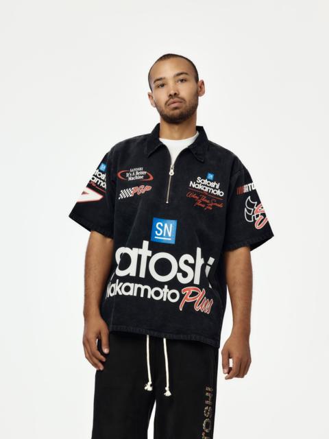 SATOSHI NAKAMOTO SATOSHI MECHANIC HALF ZIP (VINTAGE BLACK)