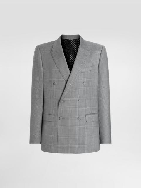 Dolce & Gabbana Double-breasted new martini glen plaid jacket