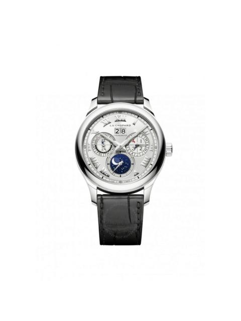 Chopard Chopard L.U.C Lunar One Sunray Satin-Brushed Silver Dial Automatic Men's Watch 161927-1001