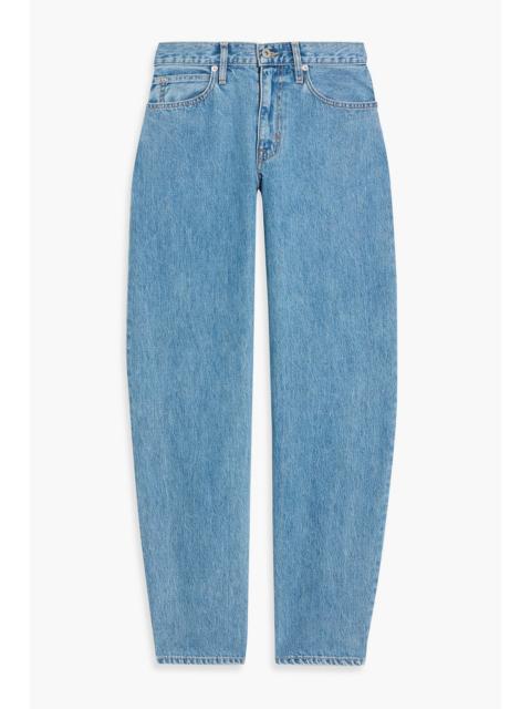 SLVRLAKE Ella high-rise barrel-leg jeans