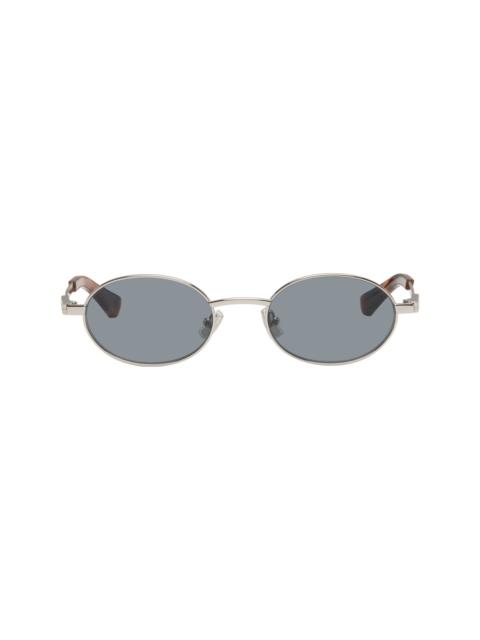 Bottega Veneta Silver Ribbon Sunglasses