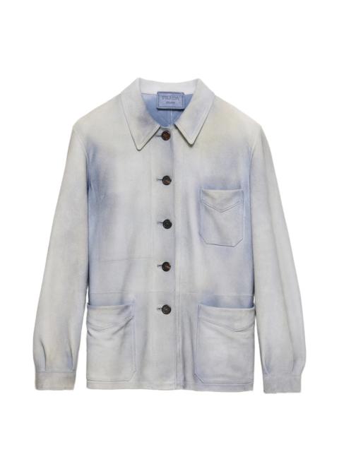 Prada Prada Suede Caban Jacket