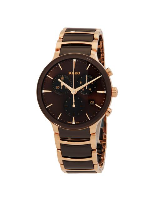 Other Designers Rado Centrix Chronograph Quartz Brown Dial Men's Watch R30212302