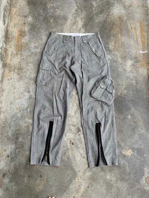 Other Designers Japanese Brand - JapaneseBrand Stimulus Checkered Zipper 3D Pocket Cargo Pant