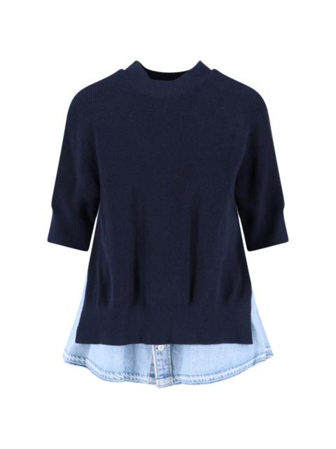 sacai LAYERED SWEATER