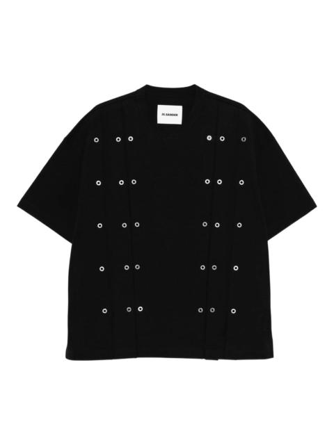 Jil Sander T-Shirt With Eyelets