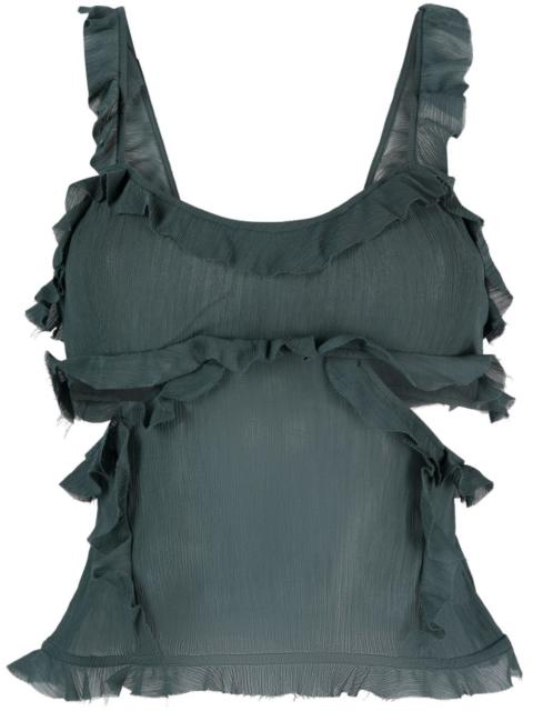 Acne Studios $480 Acne Studios Ruffled Blouse