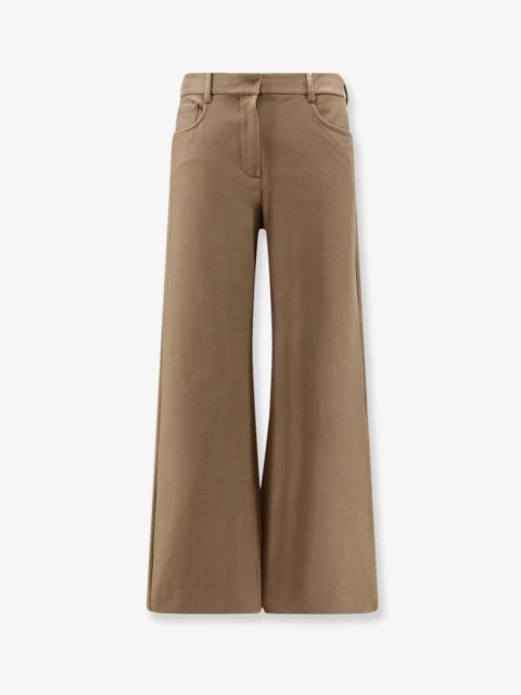 'S Max Mara 'S Max Mara Smmgela Cotton Blend Trousers Beige