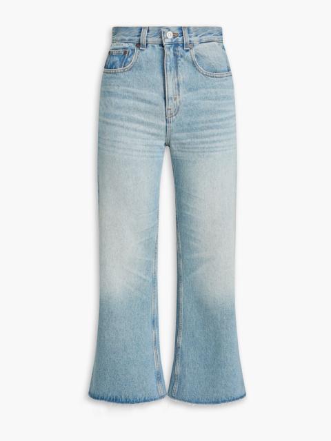 Victoria Beckham Cropped high-rise wide-leg jeans