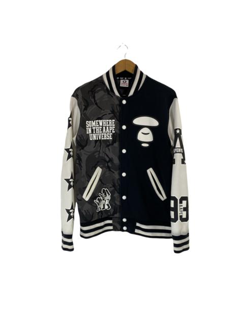 Other Designers Aape - Aape By A Bathing Ape Varsity Jacket Camouflage Nice Design
