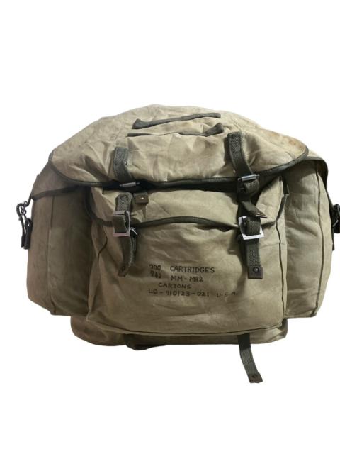 Military - Vintage Army Cartridge 7.62 M82 NATO Bagpack Issue Army