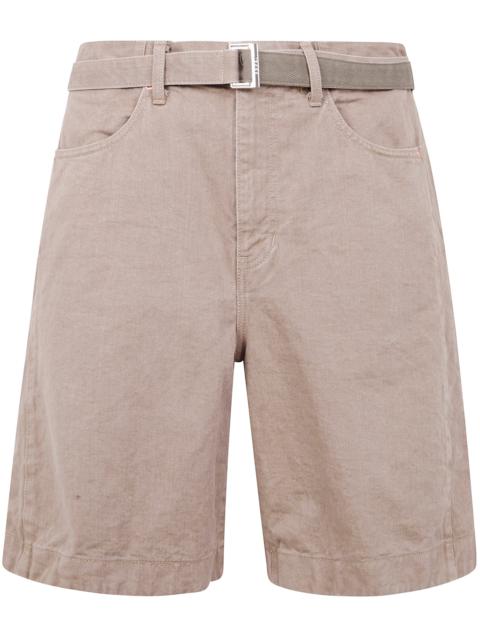 sacai Sacai Men Denim Shorts