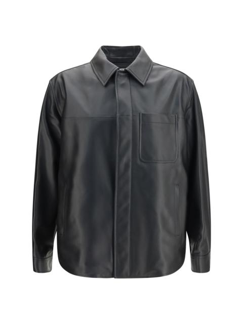 Loewe Loewe Lambskin Workwear Jacket Black Men