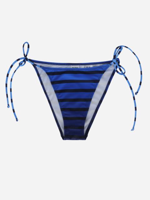 Jean Paul Gaultier Women's Marinière Gradient Bikini Bottom Black / Navy / Light Blue