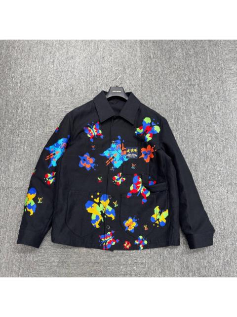 Louis Vuitton Louis vuitton lv tie-dye butterfly print jacket