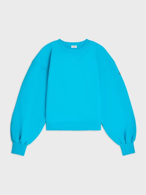 CELINE oversized crewneck sweater IN cotton fleece