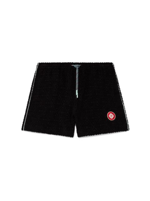 CASABLANCA Monogram Jacquard Towelling Shorts