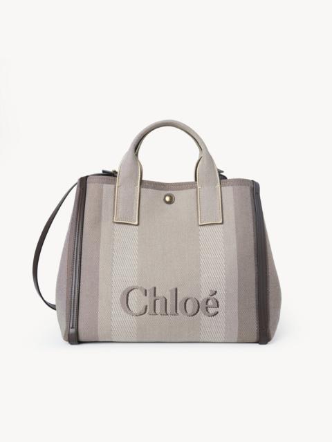 Chloé CHLOÉ CARRY TOTE BAG IN CANVAS