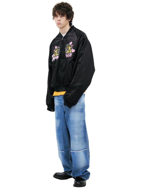 doublet BOMBER WITH PATCHES
