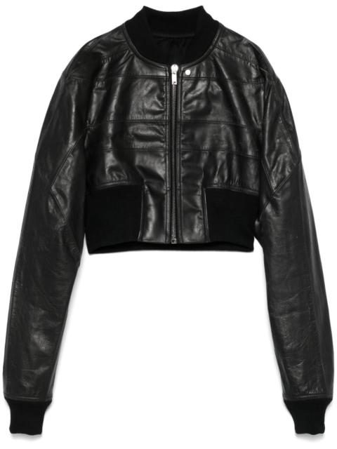 Rick Owens Rick Owens Women Leather Bomber Jacket