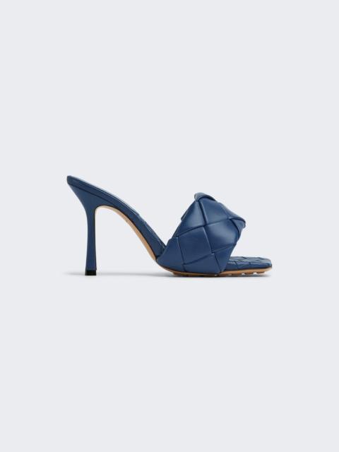 Bottega Veneta Lido High Heel Sandals Cruise Blue