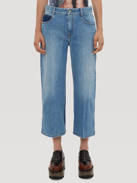 Stella McCartney Cropped Panel Jeans