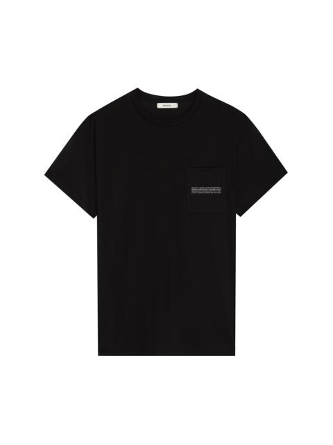 PANGAIA Mens 365 Lightweight Pocket T-Shirt - Black