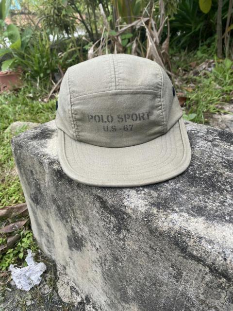 Polo Ralph Lauren 5 Panel U.S 67 Leather Adjustable Hat