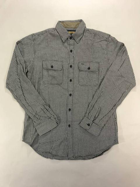 Other Designers Polo Ralph Lauren - houndstooth rugby polo shirt