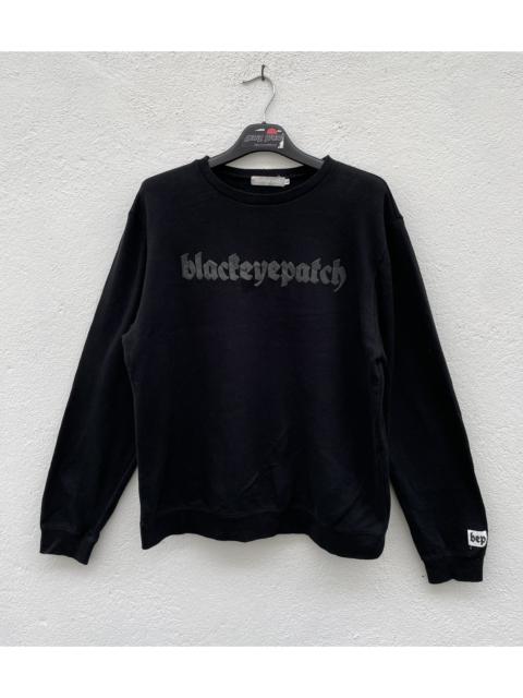 Other Designers Designer - Black Eye Patch Big Logo Sweatshirt Made in japan