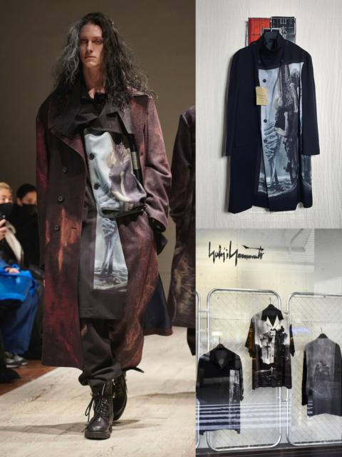 Yohji Yamamoto Yohji Yamamoto 22aw Beksinski skeleton coat