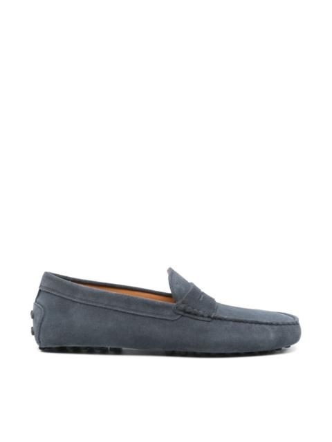 Tod's Gommino suede leather loafers