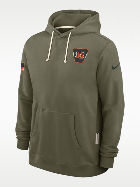 Nike Cincinnati Bengals Salute to Service Sideline Dominant Force Men's Nike Dri-FIT NFL Pullover Hoodie
