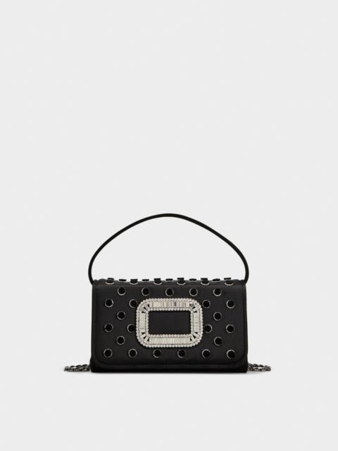 Roger Vivier Pilgrim Micro Bag in satin