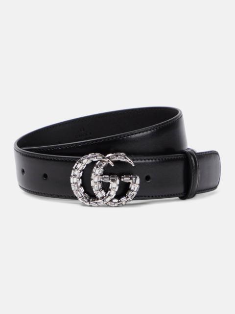 GUCCI GG Marmont embellished leather belt
